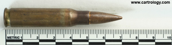 7.62mm NATO Ball  United States F A 53 profile view.