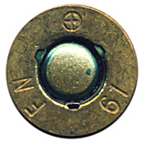 7.62mm NATO Grenade Blank  Belgium ⊕ FN 61 head view.