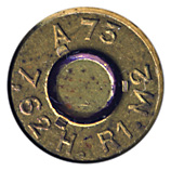 7.62mm NATO Grenade Blank R1M2 South Africa A 73 7,62 H. R1.M2 head view.