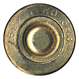 7.62mm NATO Blank  Spain P.O 3-78 7.62x51 head view.