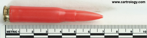 7.62mm NATO Blank  Spain P.O 3-78 7.62x51 profile view.