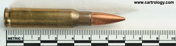 7.62mm NATO Ball  Italy ⊕ 63 BPD profile view.