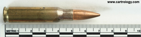 7.62mm NATO Ball  Israel 7-69 ת צ profile view.