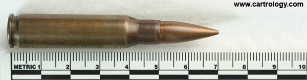 7.62mm NATO Ball  Sweden 6 070 5 profile view.