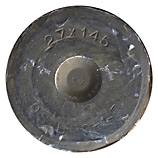 27 x 145mm B Dummy  Italy 27x145 LOS BPD-1-72 head view.