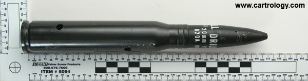 20 x 139mm HS820 Dummy R1M1 South Africa (on primer assembly) DM64 B 80 AY profile view.