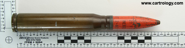 20 x 139mm HS820 Dummy  France 20 F1 1.TE.75 profile view.