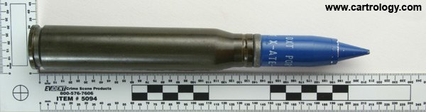 20 x 139mm HS820 TP-T (Short Range) France 20 F1 6.TE.74 profile view.