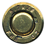 5.7 x 28mm P90 AP-T L191 Belgium 5.7x28 FNB 02 head view.