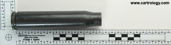 20 x 139mm HS820 Fired  West Germany 20x139 DM1A1 LOS RH-380 (on primer assembly) DM 64 LOS RH-351 profile view.