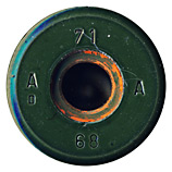 20 x 128mm Oerlikon TP-T  Switzerland AD 68 A 71 head view.