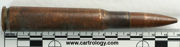 .50 BMG Ball  United States R A 42 profile view.