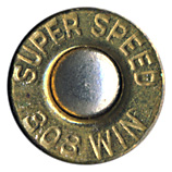 7.62mm NATO Salvo Squeezebore  United States SUPER SPEED 308 WIN head view.