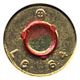 7.62mm NATO Blank M82 United States ⊕ LC 64 head view.