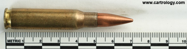 7.62mm NATO Ball  Belgium ⊕ FN 64 profile view.