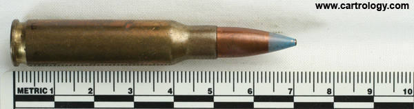 7.62mm NATO Incendiary  Canada ⊕ DA 55 profile view.