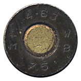 7.5 x 54mm MAS Ball  France LM 4-63 WB 7.5 head view.