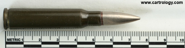 7.5 x 54mm MAS Ball  France LM 4-63 WB 7.5 profile view.