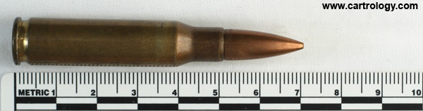 7.62mm NATO Ball  United States F A 50 profile view.