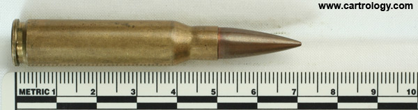 7.62mm NATO Ball  Spain S 61 76 profile view.