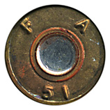 7.62mm NATO Ball  United States F A 51 head view.