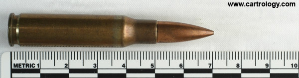 7.62mm NATO Ball  United States F A 51 profile view.