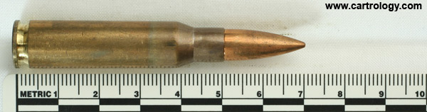 7.62mm NATO Ball  West Germany ⊕ DAG 5-62 profile view.