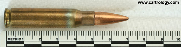7.62mm NATO Ball  Brazil CBC 7,62 75 profile view.
