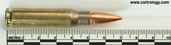 7.62mm NATO Ball M80 United States ⊕ LC 13 profile view.