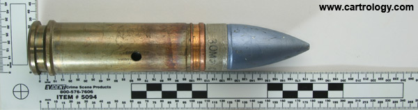 30 x 100mm B WECOM Dummy  United States  profile view.
