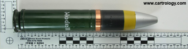 30 x 113mm B HEDP  Switzerland  profile view.