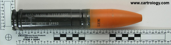 30 x 113mm B Dummy France profile view.