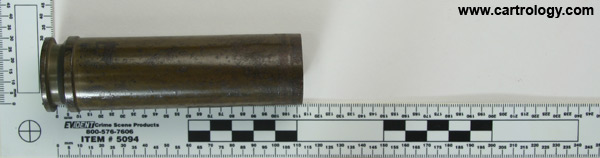 30 x 113mm B Fired  Israel 30-550-DEFA 127-IMI-68-Py (57) profile view.
