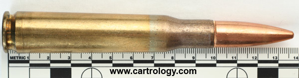 .50 BMG Ball  South Korea PSD 03 profile view.