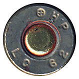 7.62mm NATO Proof M60 United States ⊕ HP LC 62 head view.