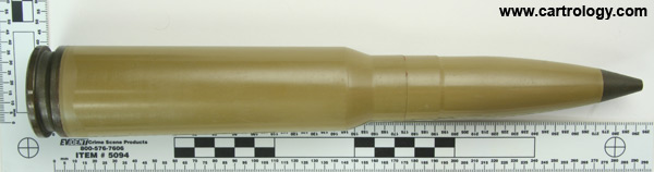 30 x 173mm GAU-8/A Dummy  United States  profile view.