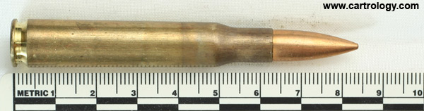 .30-06 Ball M2 Greece HXP 78 profile view.