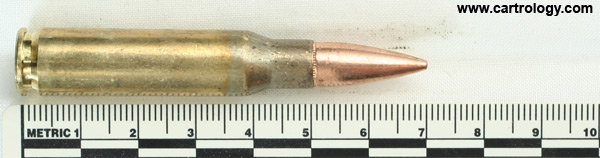 7.62mm NATO Ball M80 United States ⊕ LC 15 [SCAMP 16] profile view.