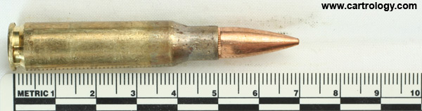 7.62mm NATO Ball M80 United States ⊕ LC 15 [SCAMP 21] profile view.