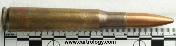 .50 BMG Ball  Egypt ٧٧ %٥٠ profile view.