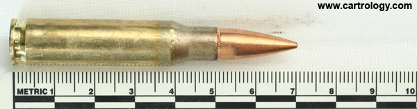 7.62mm NATO Ball M80 United States ⊕ LC 15 [SCAMP 24] profile view.