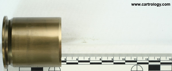 40 x 46mm SR Fired M118/M407E2 United States RNO-1 132 4-63 40MM M118 profile view.