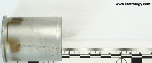 40 x 53mm SR Fired M385 United States  profile view.