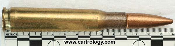 .50 BMG Ball  China 12.7 ST 92 profile view.