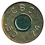 .50 BMG Ball  Brazil CBC .50 74 head view.
