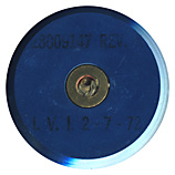 30 x 165mm Philco Dummy  United States (black ink) 28009147 REV. K I.V.I. 2-7-72 head view.