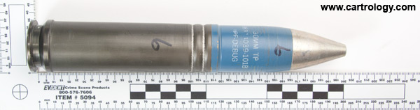 30 x 113mm B TP  United States  profile view.