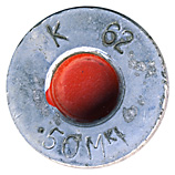 .50 BMG Dummy MK1 United Kingdom K 62 .50 Mk1 head view.