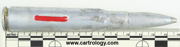 .50 BMG Dummy MK1 United Kingdom K 62 .50 Mk1 profile view.