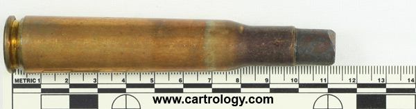 .50 BMG Fragmentation Test  United States T W 5 3 profile view.